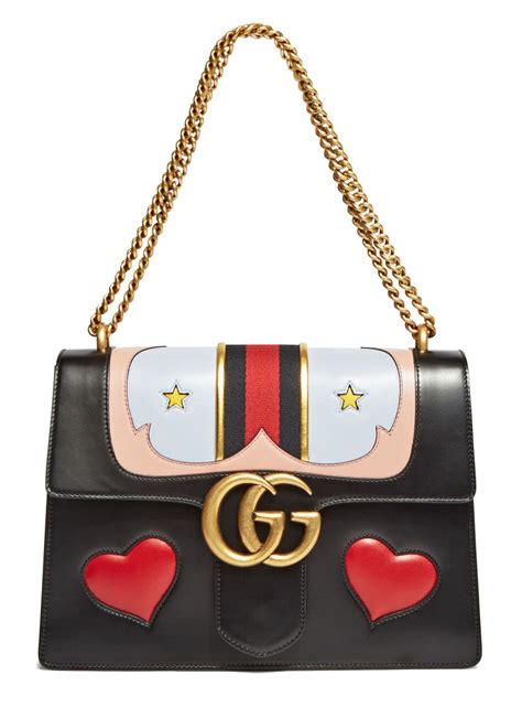 heart bag gucci|shoulder gucci chest bag.